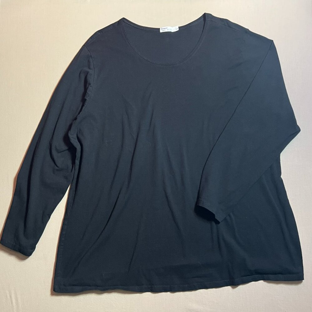 Hanes Original Woman's Thin Sweatshirt - Black